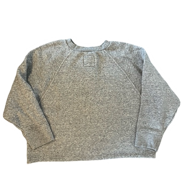Madewell Women's MWL Betterterry Henley Sweatshirt Size M NB236 - Picture 3 of 8
